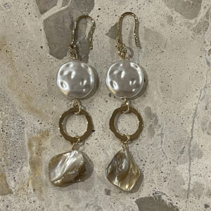 Hook Drop Earring Freshwater Pearl