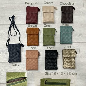 31169 - woven phone bag