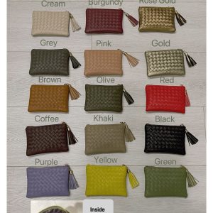 6096 - woven coin purse
