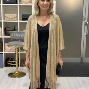 Metallic kaftan